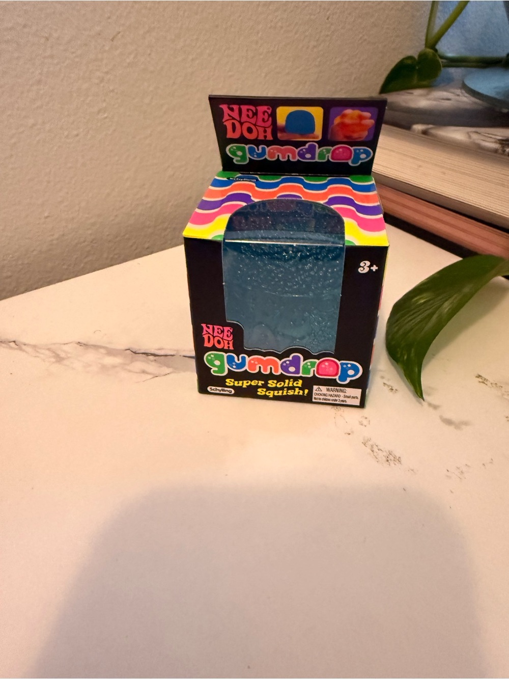 Gumdrop Super Solid Squish! Blue Kids Toy